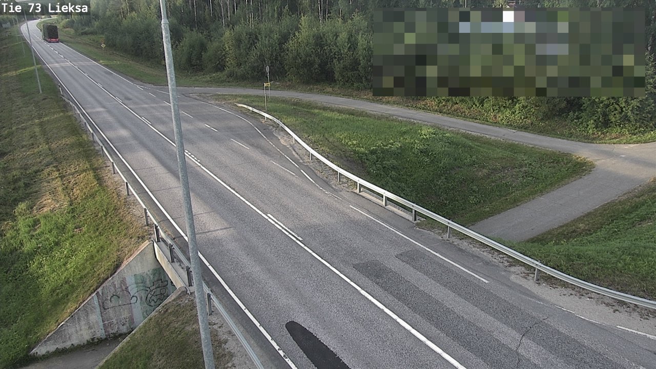 Weather Camera Image Väg 73 Lieksa, Lieksa, Pohjois-Karjala