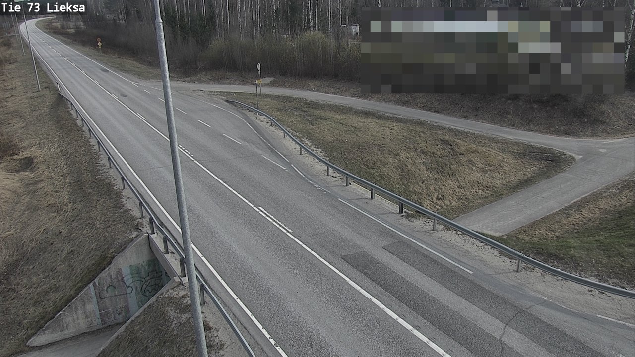 Weather Camera Image Väg 73 Lieksa, Lieksa, Pohjois-Karjala