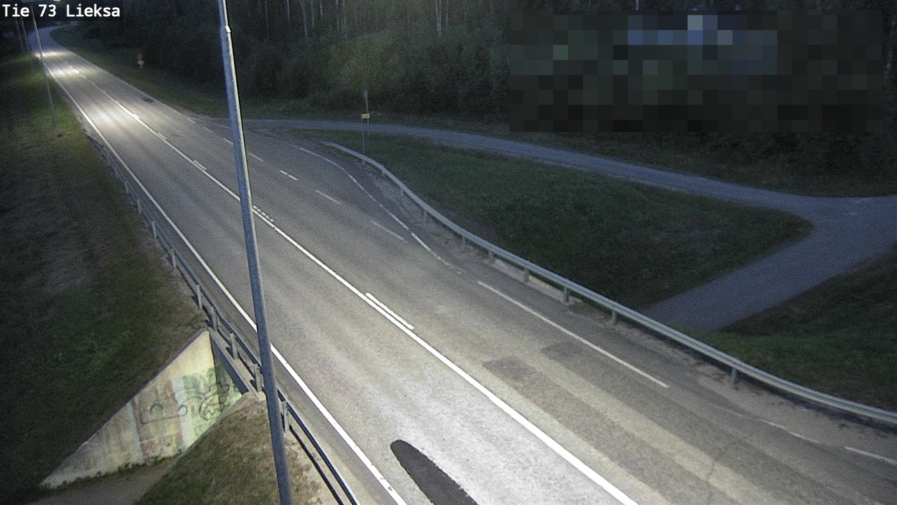 Weather Camera Image Väg 73 Lieksa, Lieksa, Pohjois-Karjala