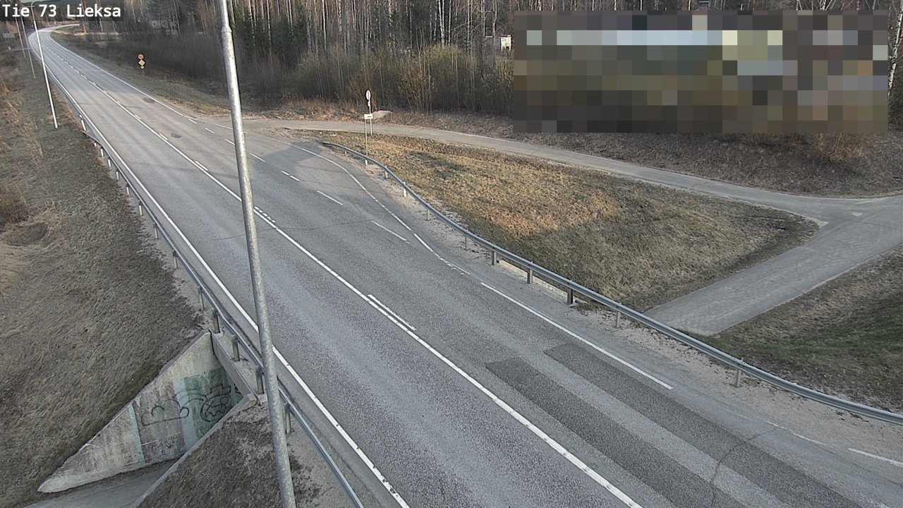 Weather Camera Image Väg 73 Lieksa, Lieksa, Pohjois-Karjala
