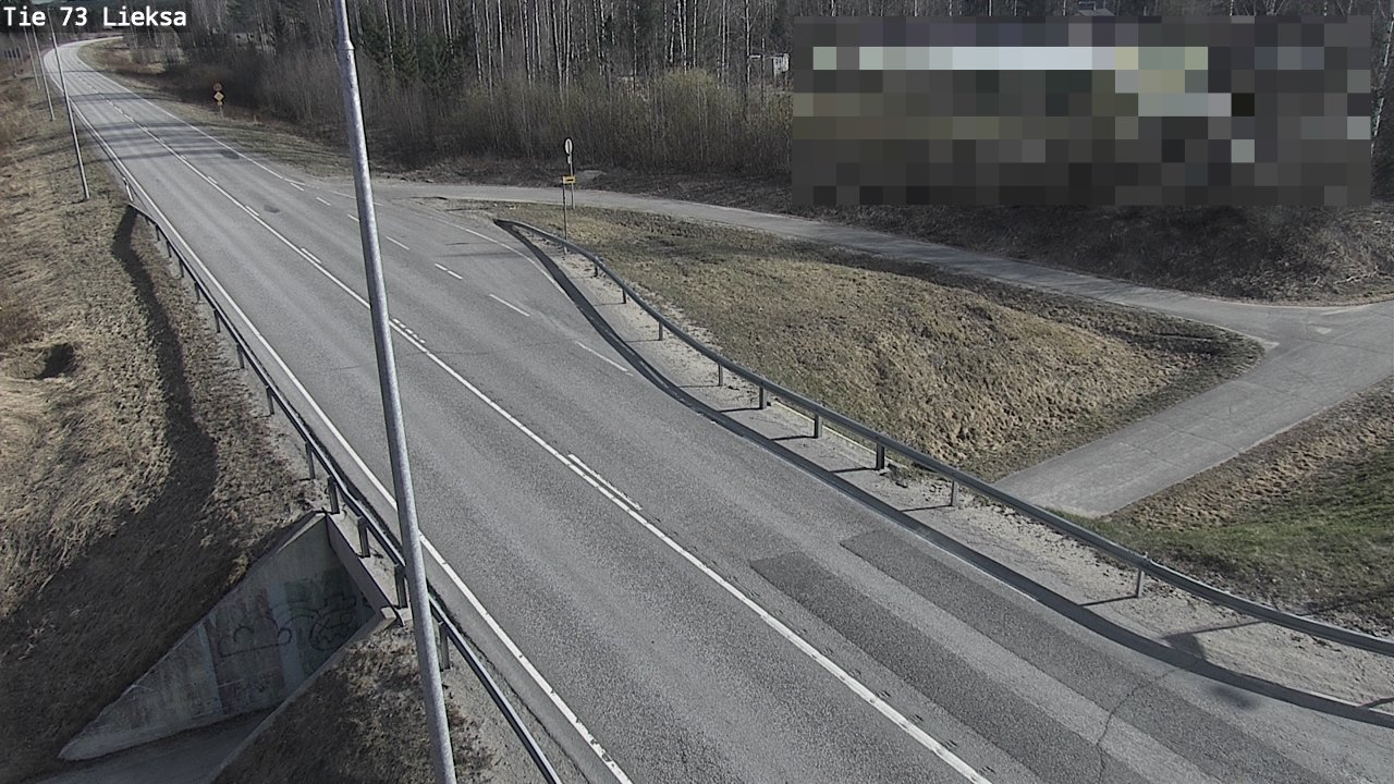 Weather Camera Image Väg 73 Lieksa, Lieksa, Pohjois-Karjala