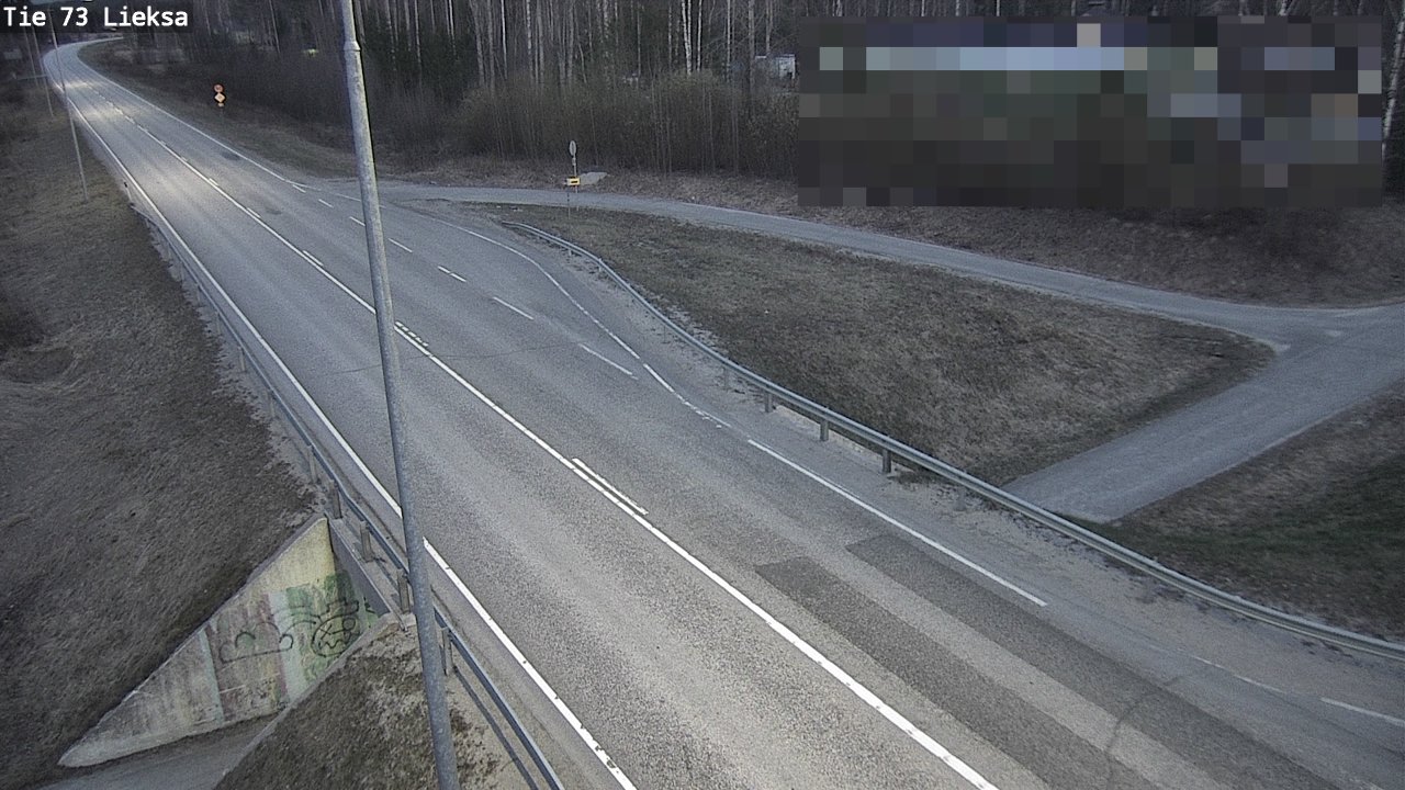 Weather Camera Image Väg 73 Lieksa, Lieksa, Pohjois-Karjala
