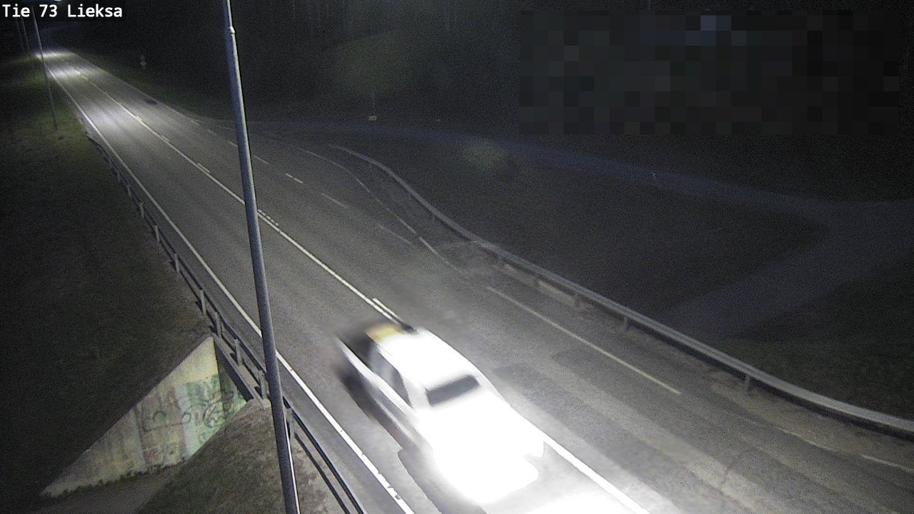 Weather Camera Image Väg 73 Lieksa, Lieksa, Pohjois-Karjala