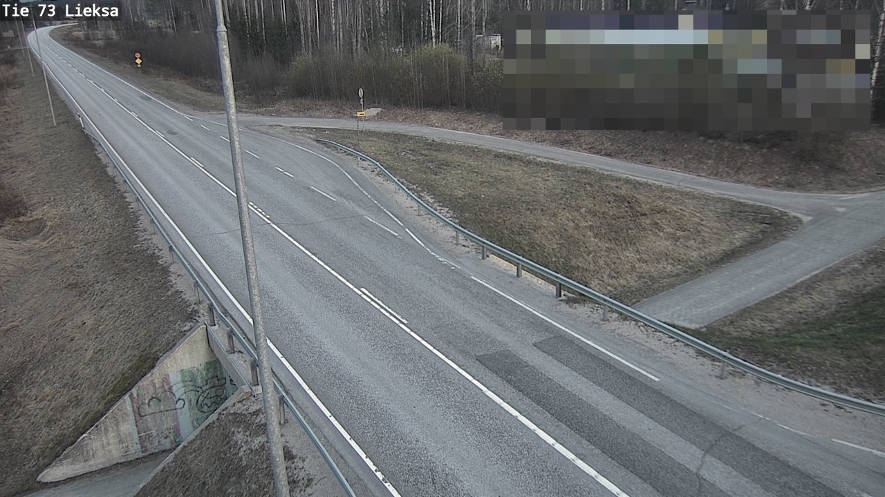 Weather Camera Image Väg 73 Lieksa, Lieksa, Pohjois-Karjala