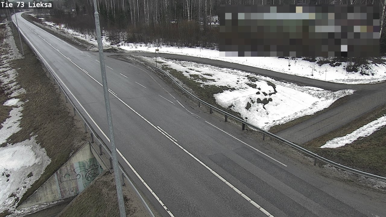 Weather Camera Image Väg 73 Lieksa, Lieksa, Pohjois-Karjala