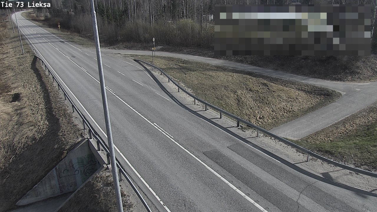 Weather Camera Image Väg 73 Lieksa, Lieksa, Pohjois-Karjala