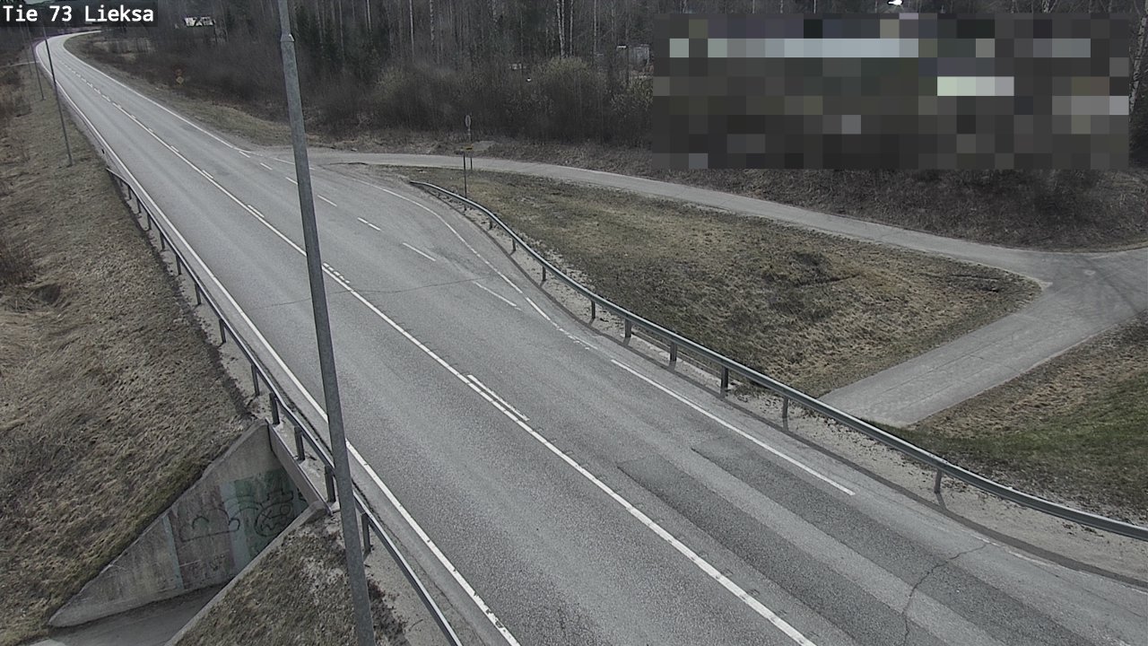 Weather Camera Image Väg 73 Lieksa, Lieksa, Pohjois-Karjala