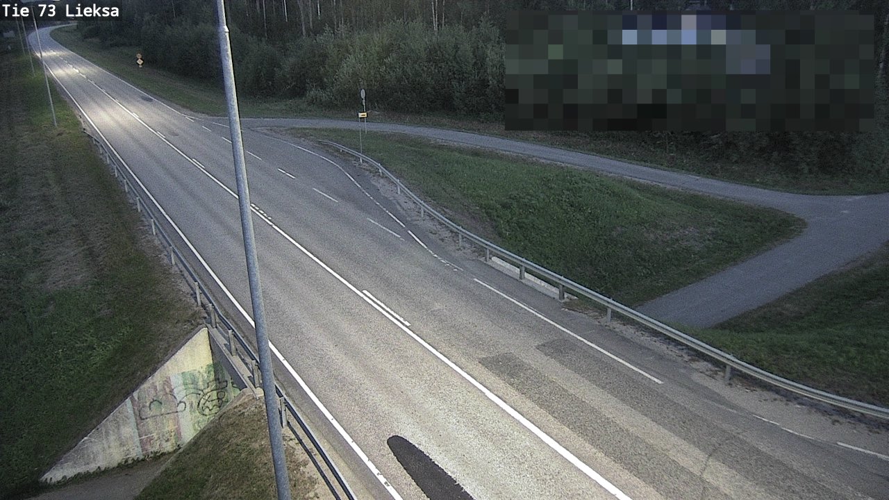 Weather Camera Image Väg 73 Lieksa, Lieksa, Pohjois-Karjala