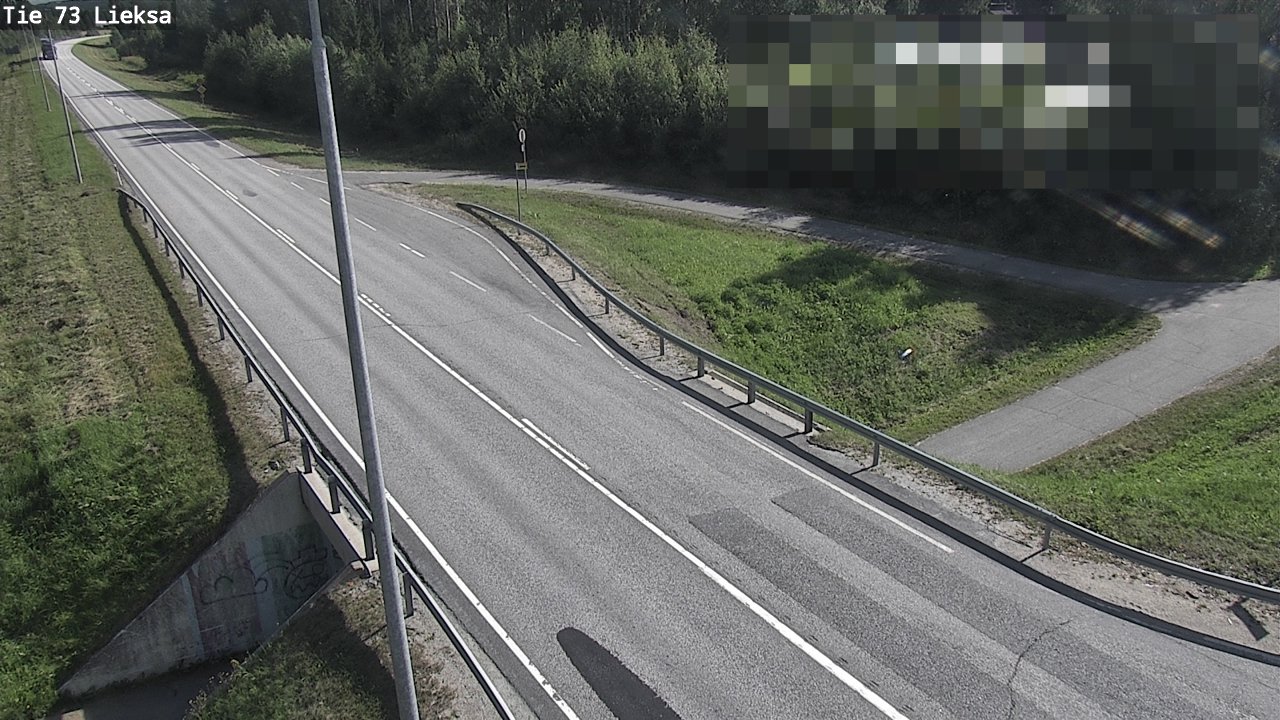 Weather Camera Image Väg 73 Lieksa, Lieksa, Pohjois-Karjala