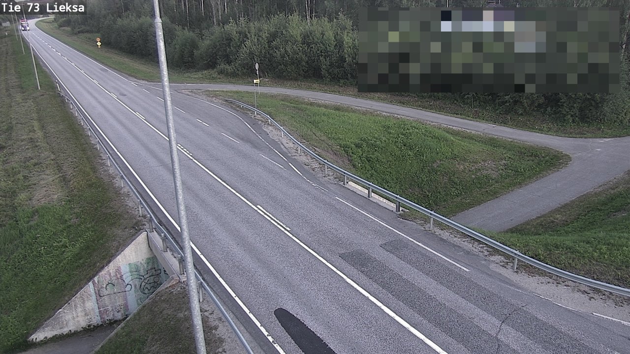 Weather Camera Image Väg 73 Lieksa, Lieksa, Pohjois-Karjala