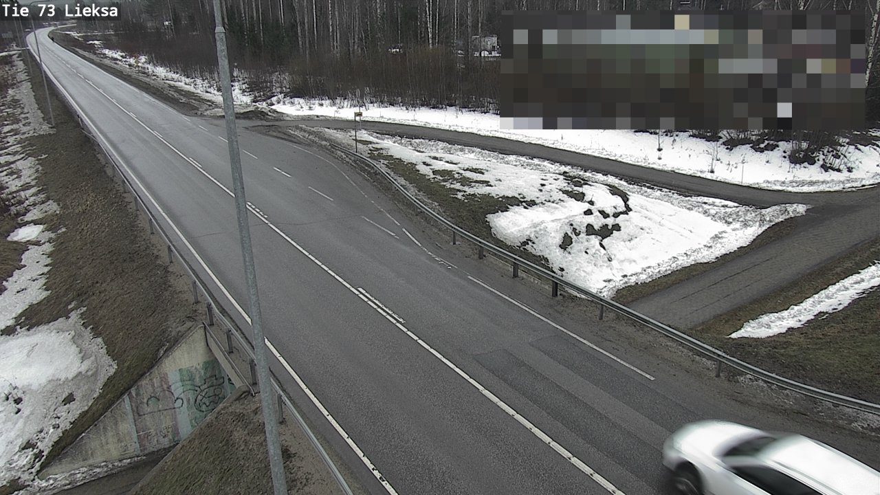 Weather Camera Image Väg 73 Lieksa, Lieksa, Pohjois-Karjala