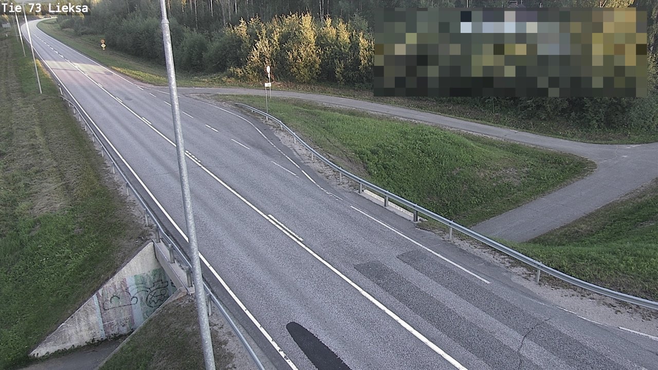 Weather Camera Image Väg 73 Lieksa, Lieksa, Pohjois-Karjala