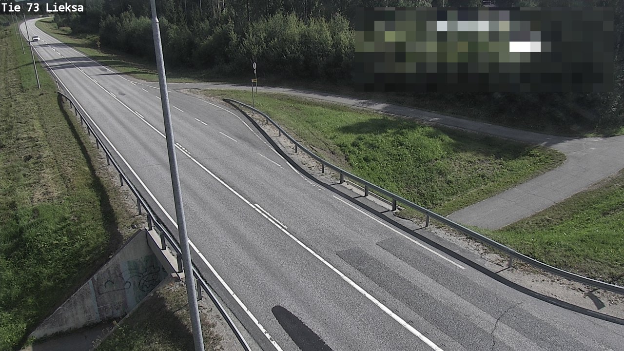 Weather Camera Image Väg 73 Lieksa, Lieksa, Pohjois-Karjala