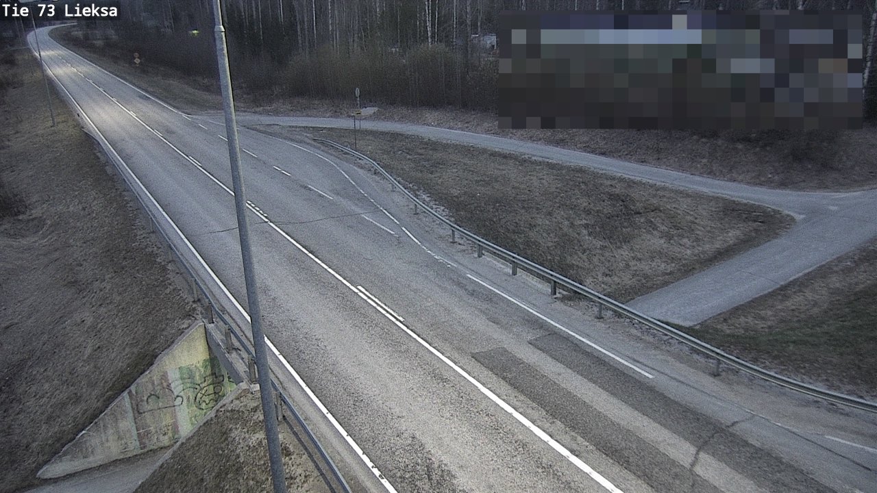 Weather Camera Image Väg 73 Lieksa, Lieksa, Pohjois-Karjala