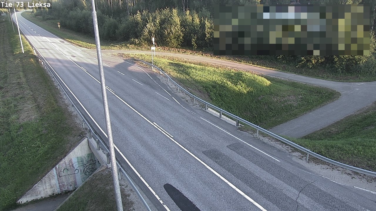 Weather Camera Image Väg 73 Lieksa, Lieksa, Pohjois-Karjala