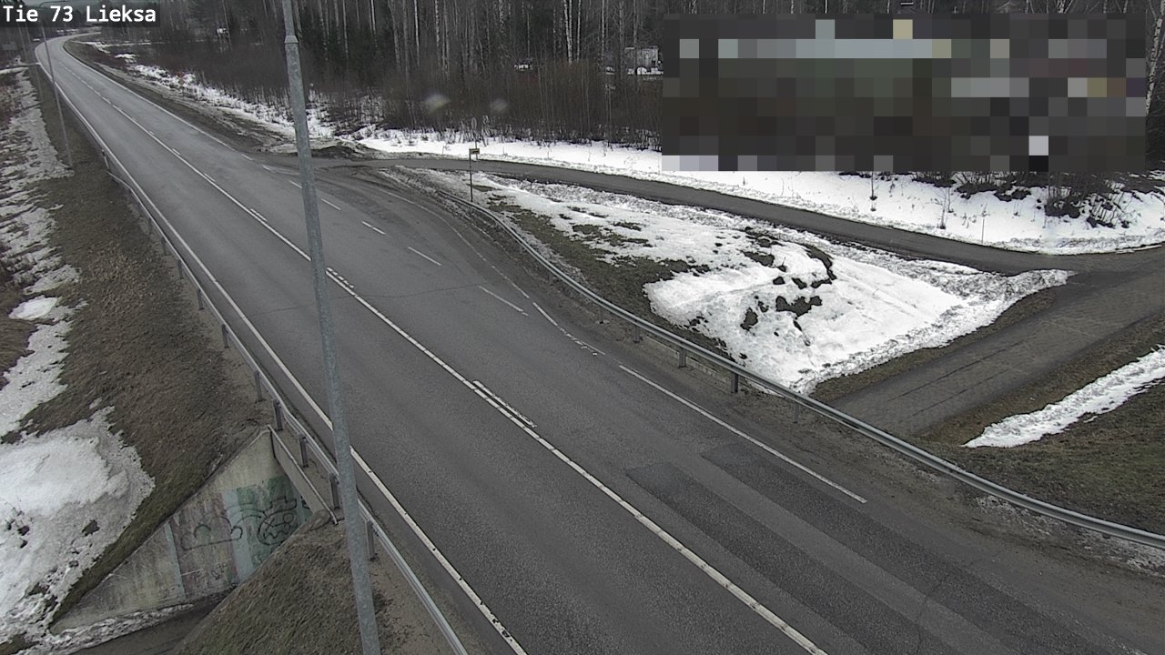 Weather Camera Image Väg 73 Lieksa, Lieksa, Pohjois-Karjala