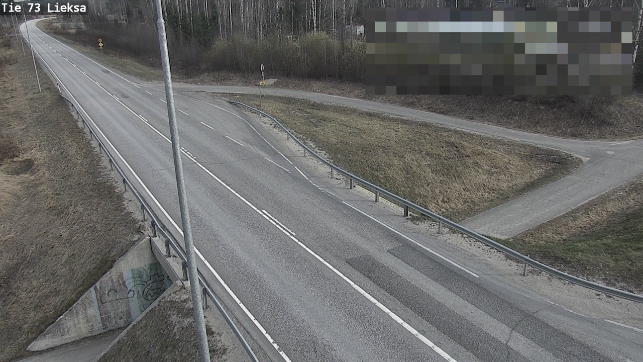 Weather Camera Image Väg 73 Lieksa, Lieksa, Pohjois-Karjala