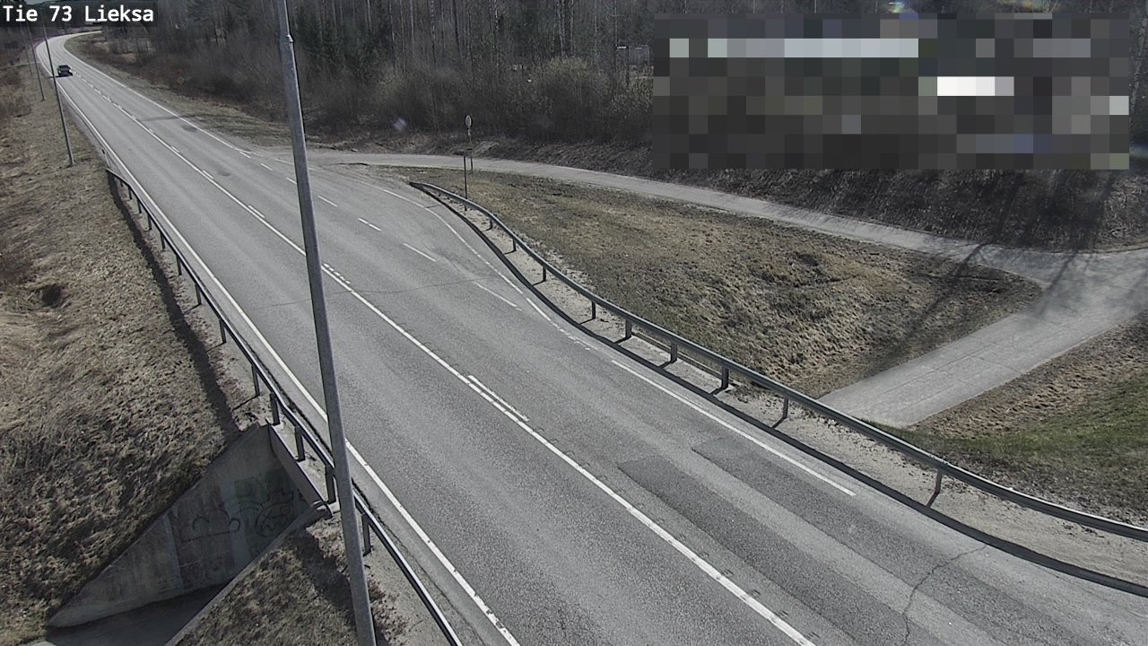 Weather Camera Image Väg 73 Lieksa, Lieksa, Pohjois-Karjala