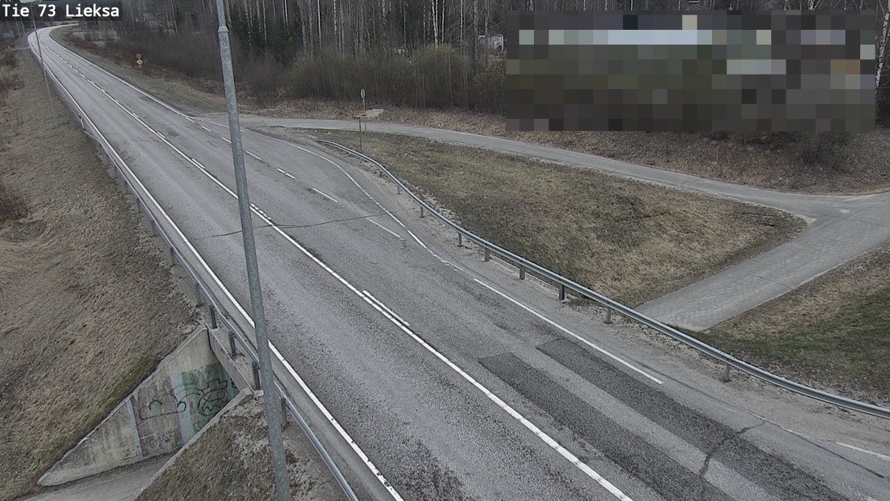 Weather Camera Image Väg 73 Lieksa, Lieksa, Pohjois-Karjala