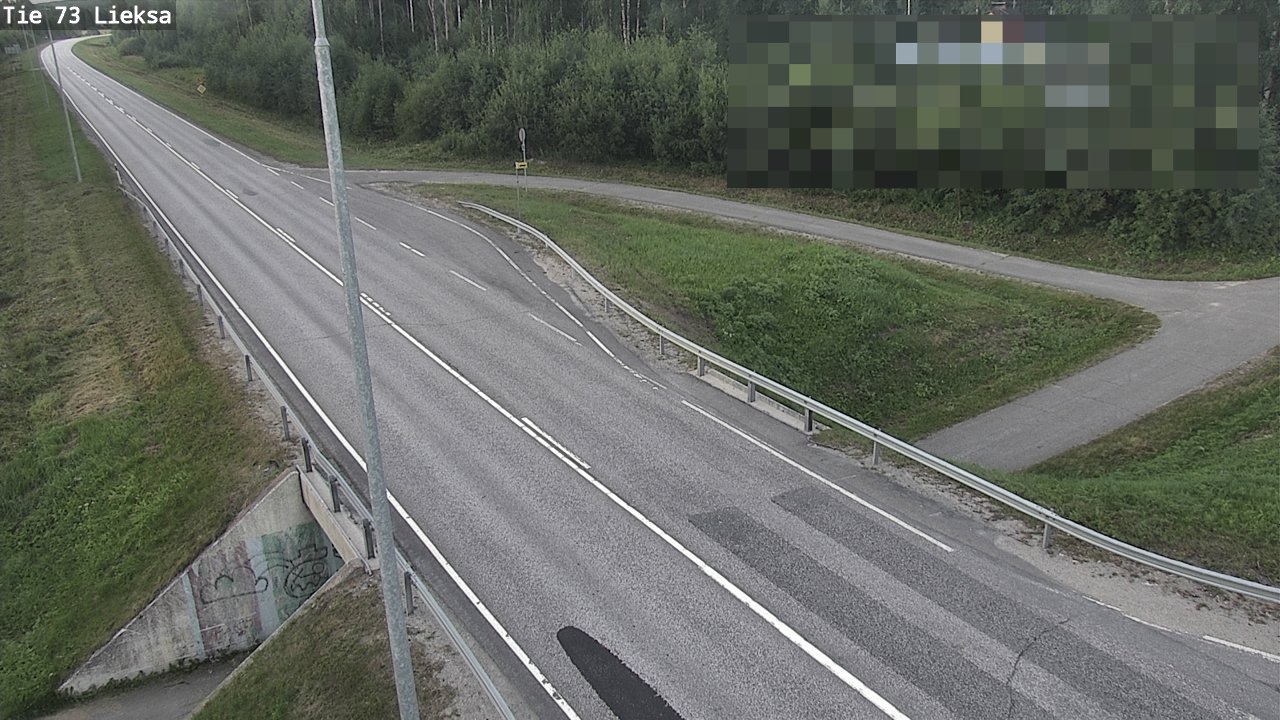 Weather Camera Image Väg 73 Lieksa, Lieksa, Pohjois-Karjala