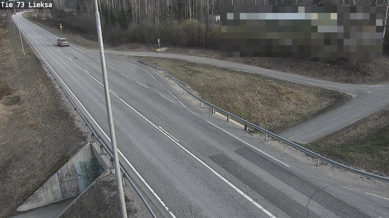 Weather Camera Image Väg 73 Lieksa, Lieksa, Pohjois-Karjala