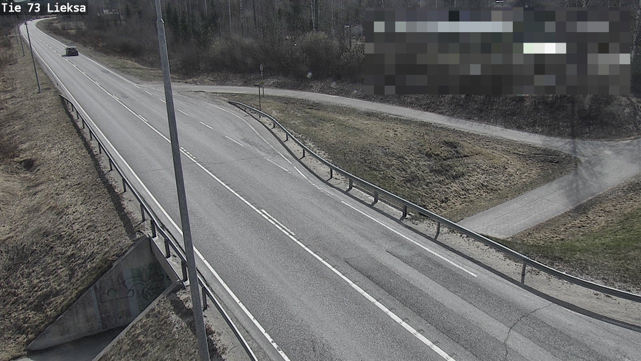Weather Camera Image Väg 73 Lieksa, Lieksa, Pohjois-Karjala