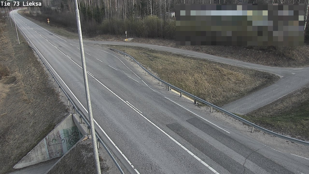 Weather Camera Image Väg 73 Lieksa, Lieksa, Pohjois-Karjala