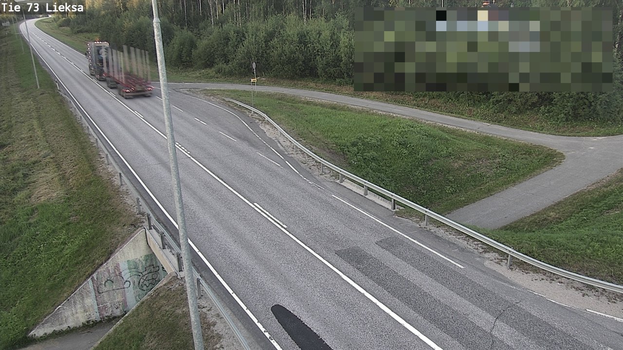 Weather Camera Image Väg 73 Lieksa, Lieksa, Pohjois-Karjala