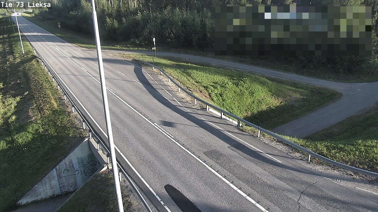 Weather Camera Image Väg 73 Lieksa, Lieksa, Pohjois-Karjala