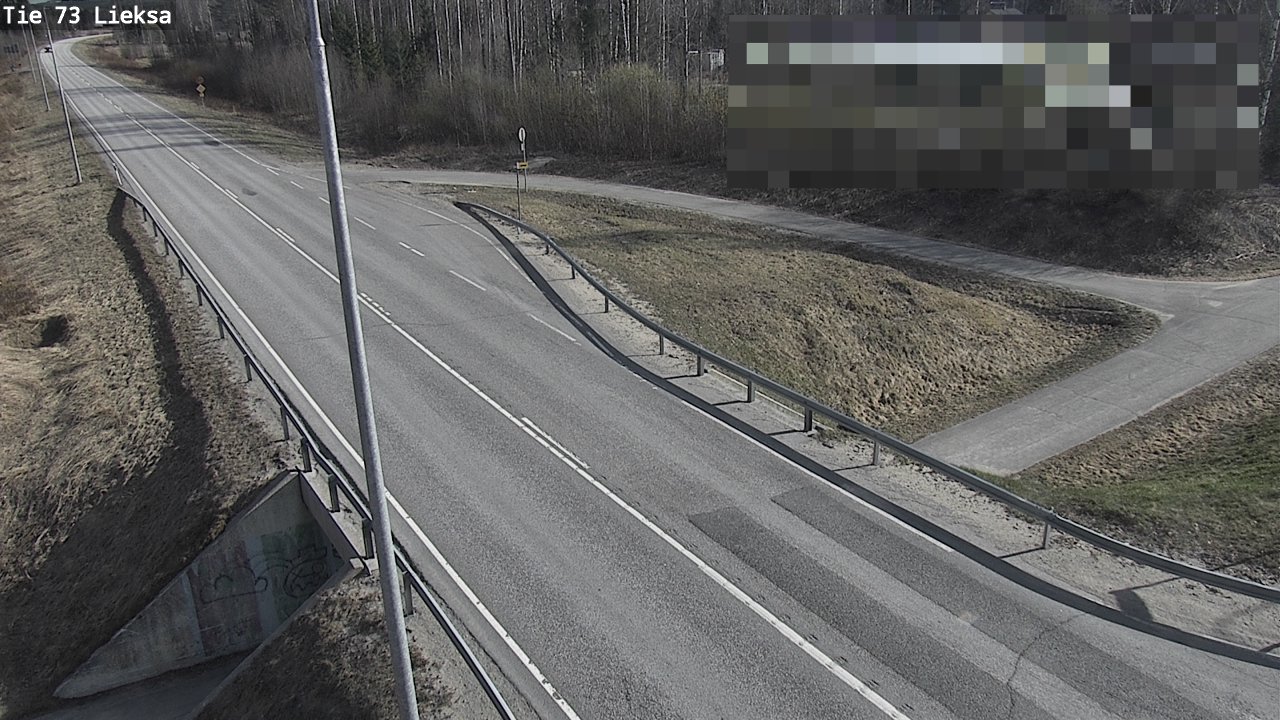 Weather Camera Image Väg 73 Lieksa, Lieksa, Pohjois-Karjala
