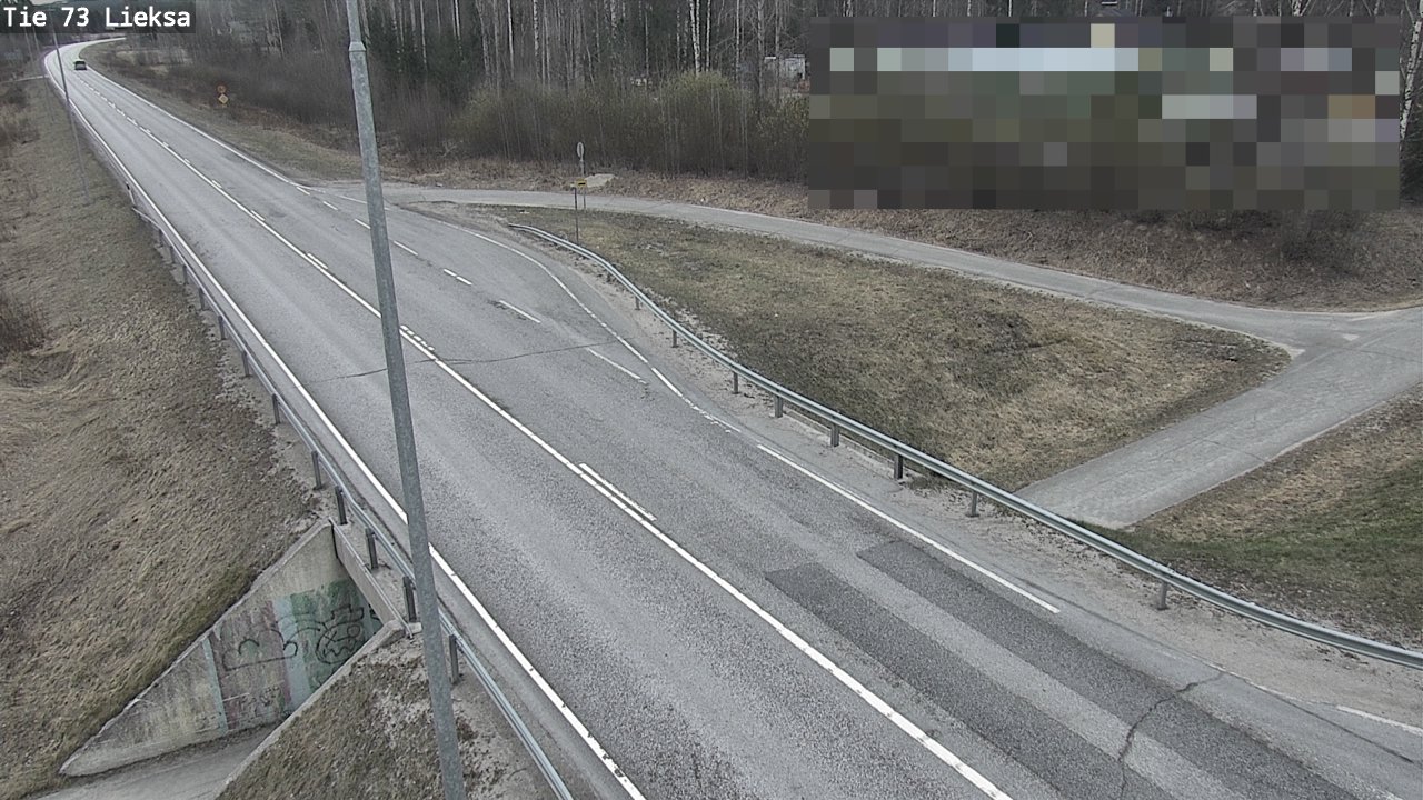 Weather Camera Image Väg 73 Lieksa, Lieksa, Pohjois-Karjala