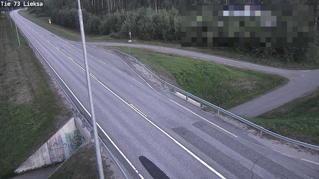 Weather Camera Image Väg 73 Lieksa, Lieksa, Pohjois-Karjala