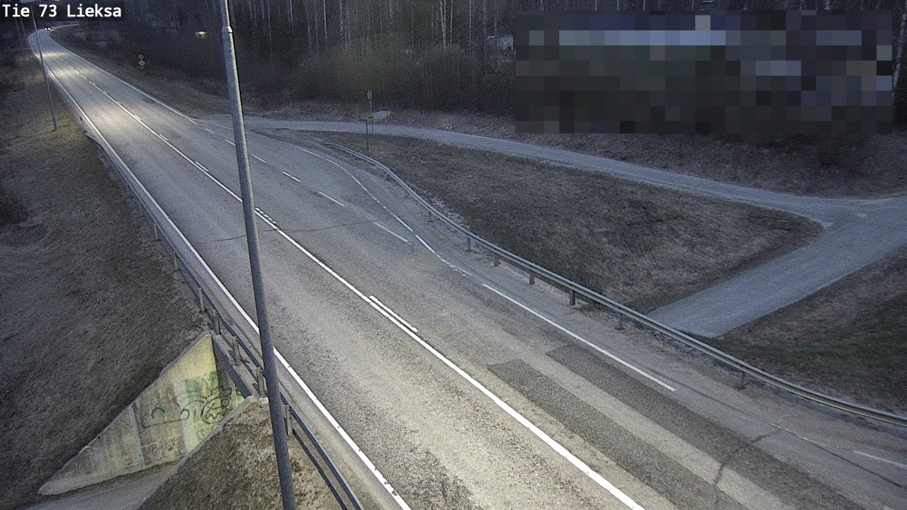 Weather Camera Image Väg 73 Lieksa, Lieksa, Pohjois-Karjala