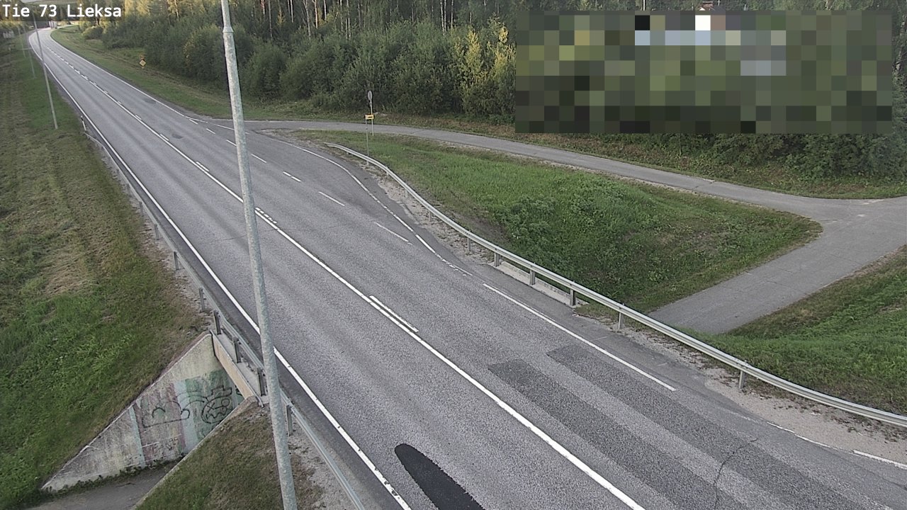 Weather Camera Image Väg 73 Lieksa, Lieksa, Pohjois-Karjala