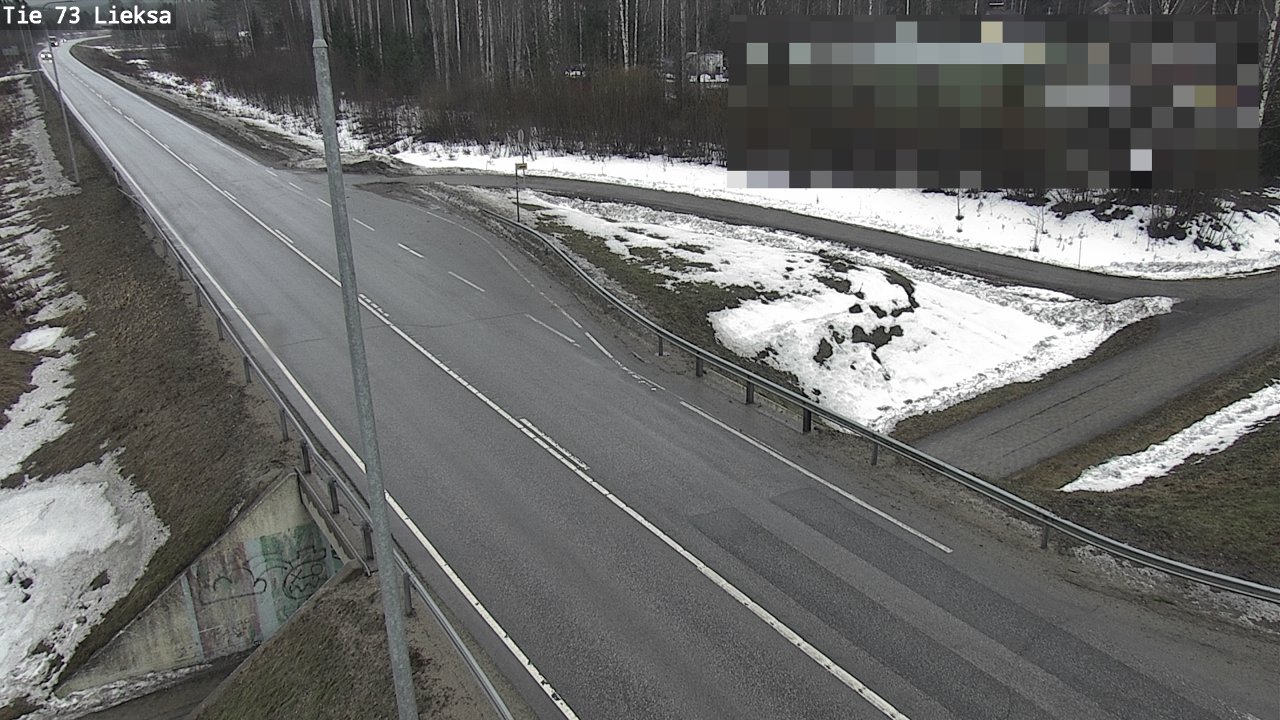 Weather Camera Image Väg 73 Lieksa, Lieksa, Pohjois-Karjala