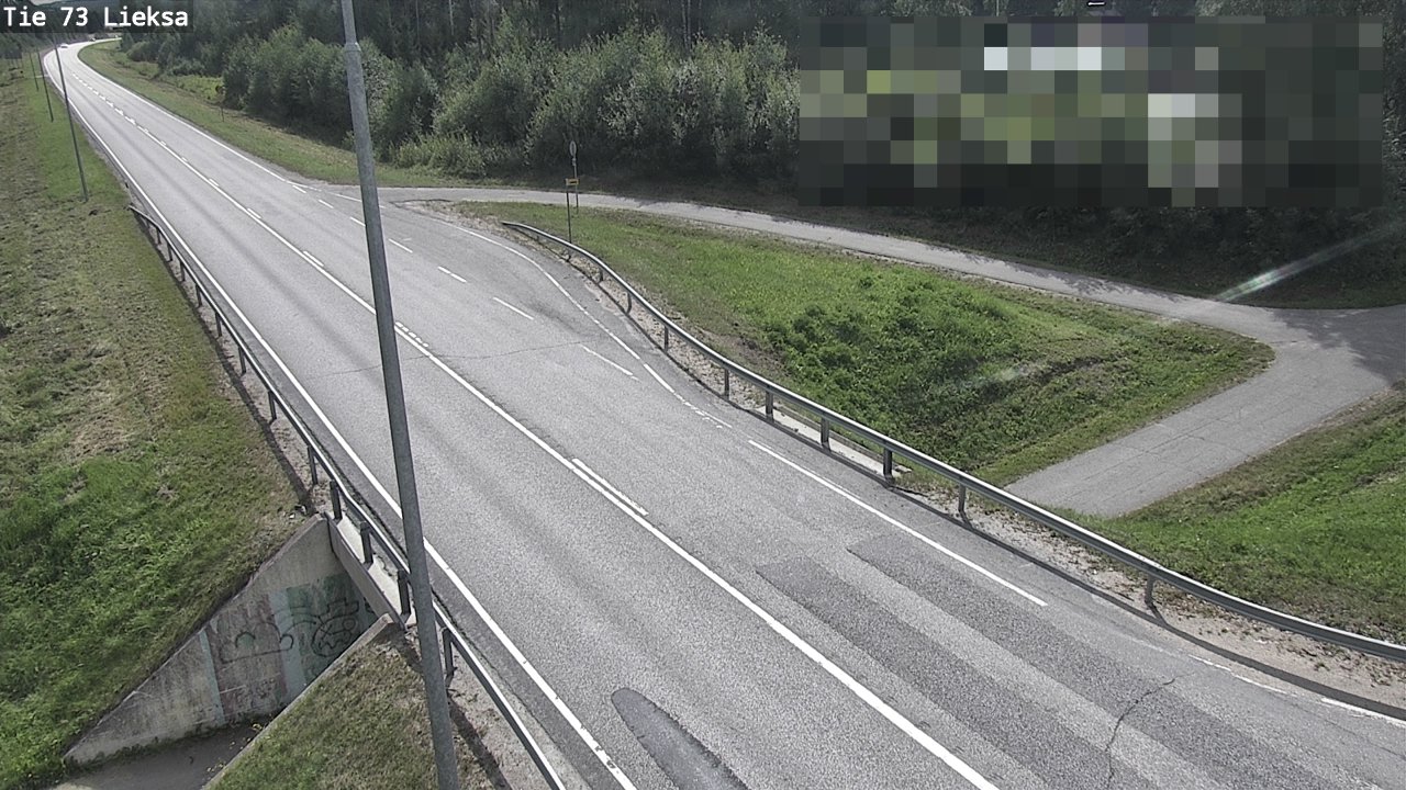 Weather Camera Image Väg 73 Lieksa, Lieksa, Pohjois-Karjala