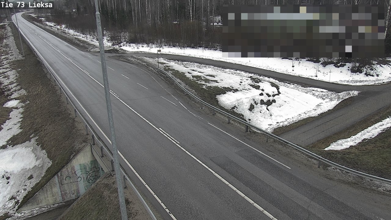 Weather Camera Image Väg 73 Lieksa, Lieksa, Pohjois-Karjala