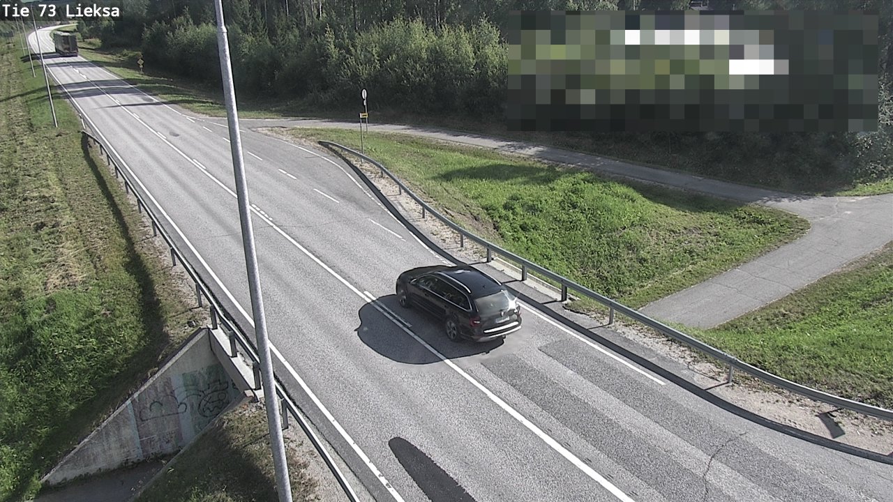 Weather Camera Image Väg 73 Lieksa, Lieksa, Pohjois-Karjala