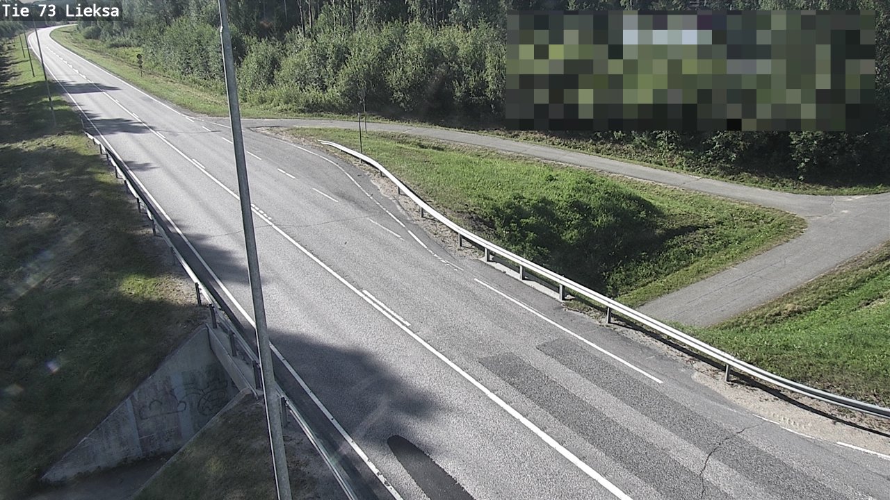 Weather Camera Image Väg 73 Lieksa, Lieksa, Pohjois-Karjala