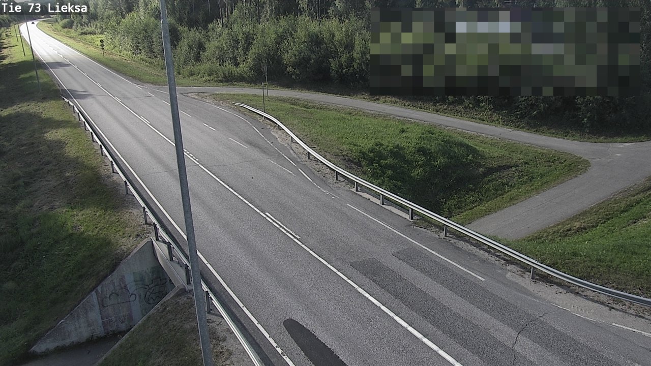 Weather Camera Image Väg 73 Lieksa, Lieksa, Pohjois-Karjala