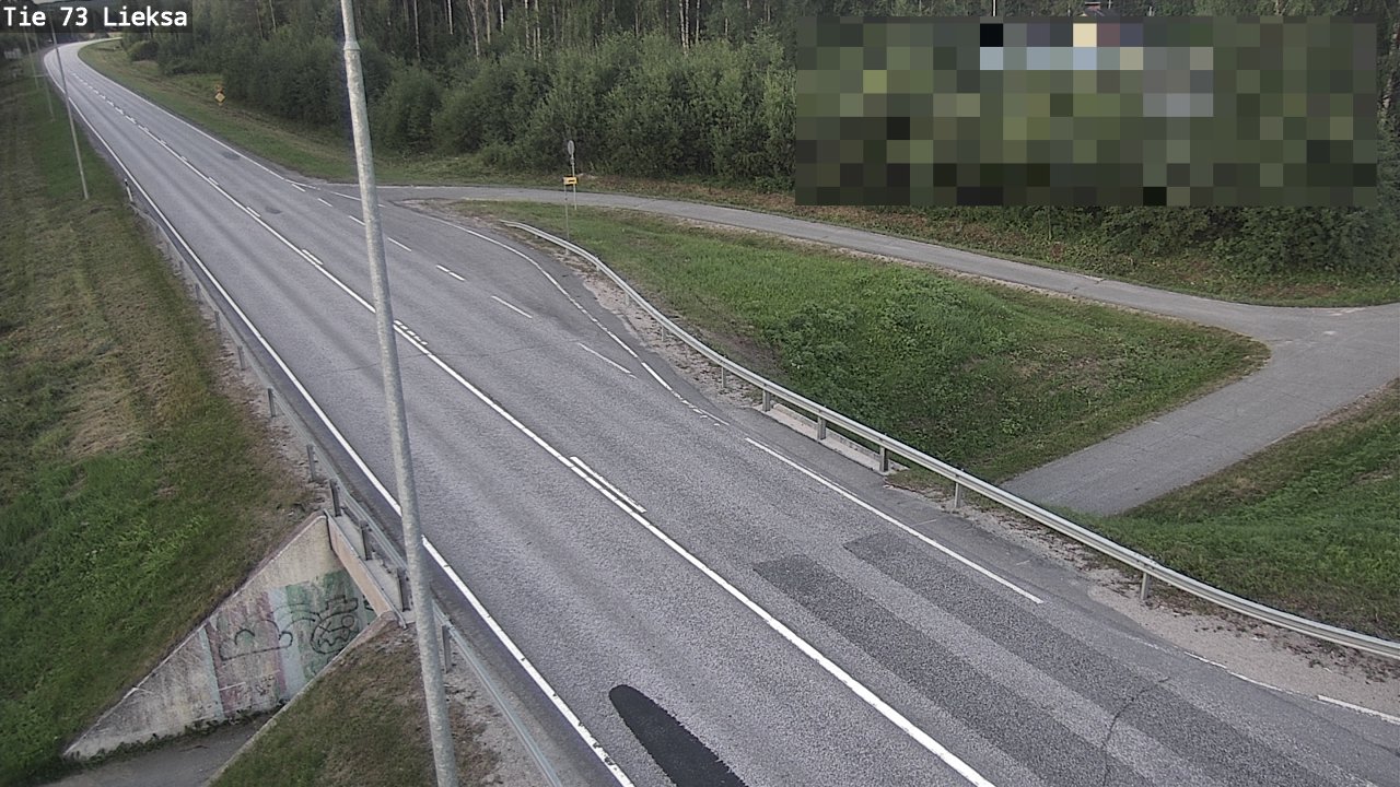 Weather Camera Image Väg 73 Lieksa, Lieksa, Pohjois-Karjala