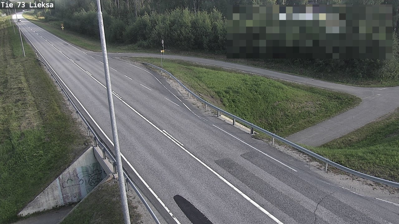 Weather Camera Image Väg 73 Lieksa, Lieksa, Pohjois-Karjala