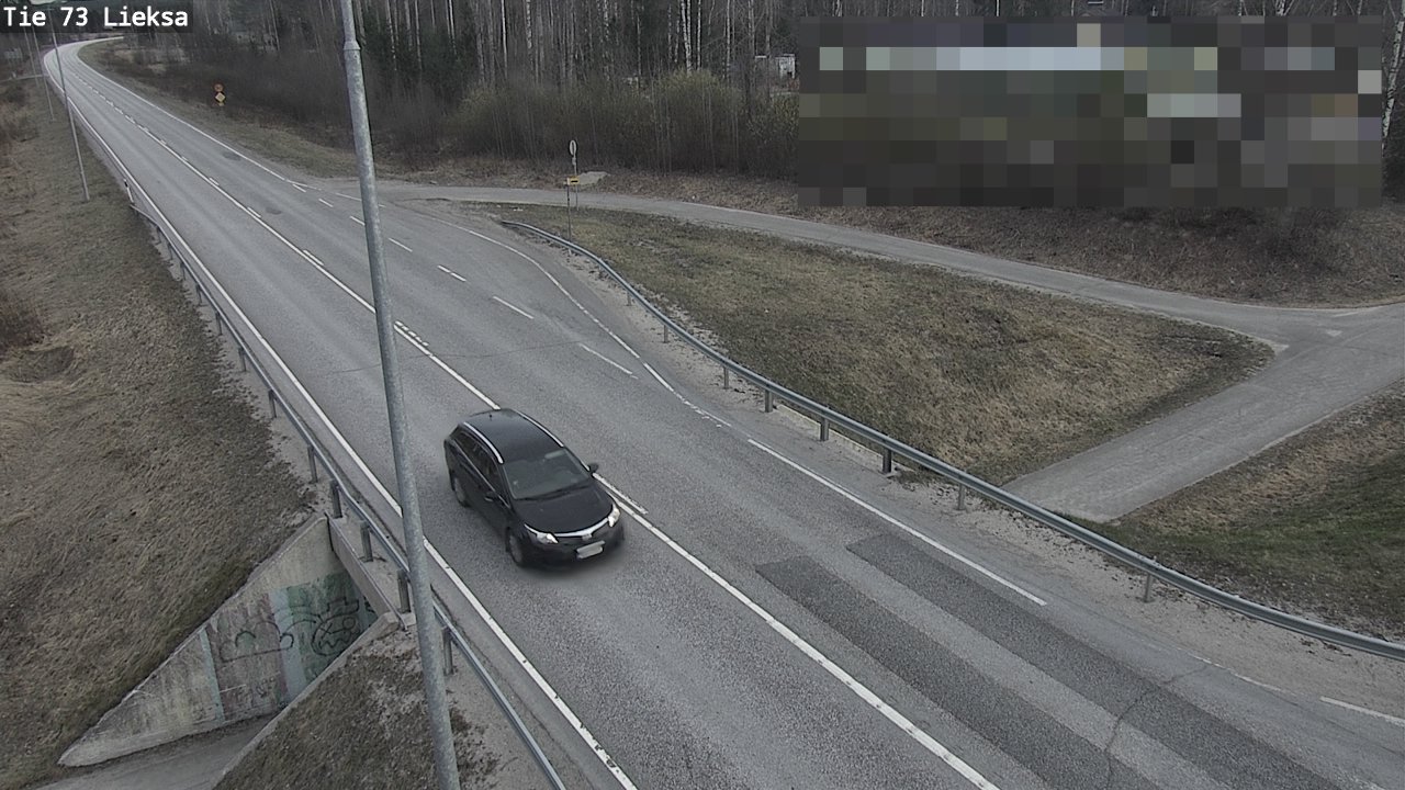 Weather Camera Image Väg 73 Lieksa, Lieksa, Pohjois-Karjala
