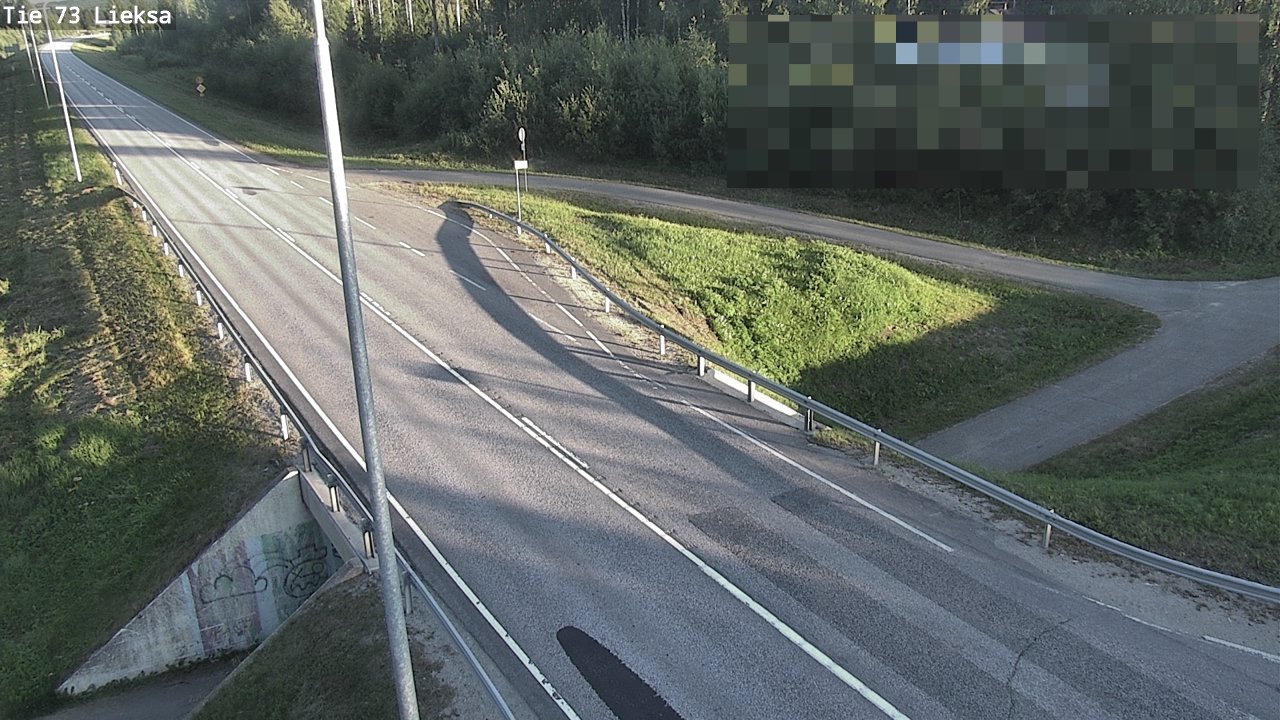 Weather Camera Image Väg 73 Lieksa, Lieksa, Pohjois-Karjala