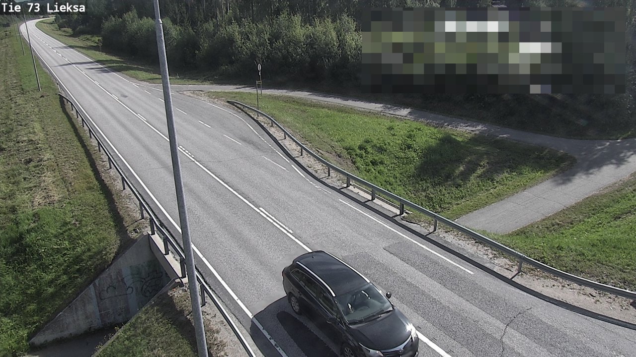 Weather Camera Image Väg 73 Lieksa, Lieksa, Pohjois-Karjala