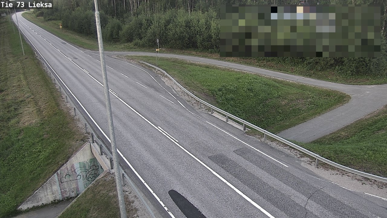 Weather Camera Image Väg 73 Lieksa, Lieksa, Pohjois-Karjala