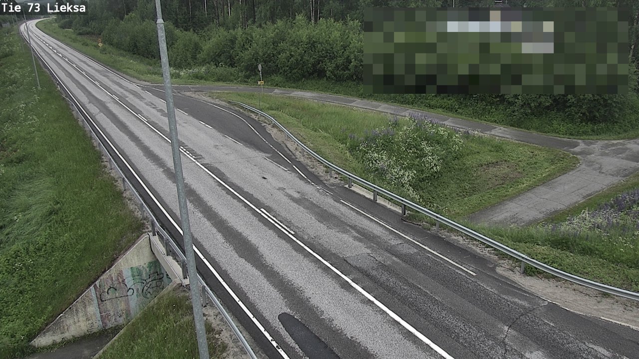 Weather Camera Image Väg 73 Lieksa, Lieksa, Pohjois-Karjala
