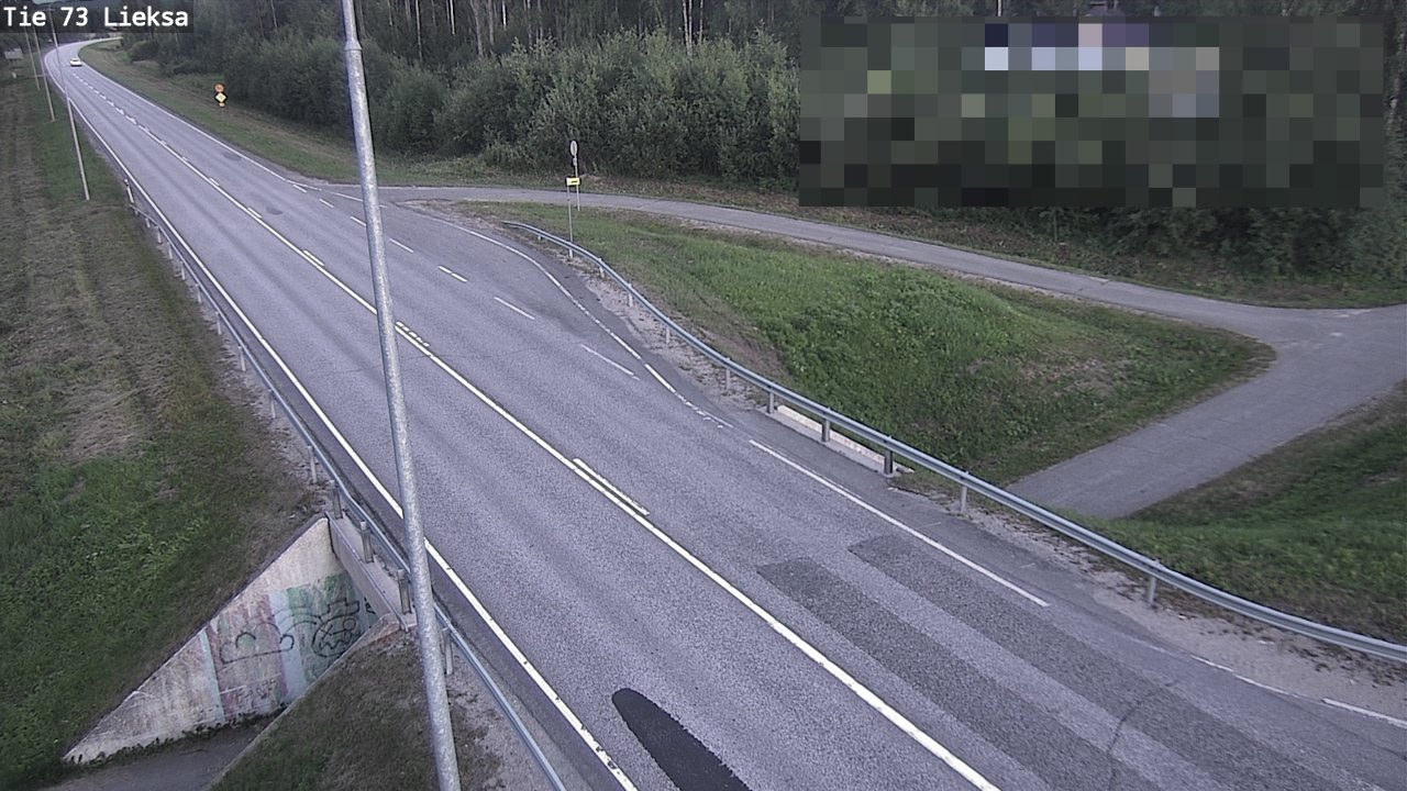 Weather Camera Image Väg 73 Lieksa, Lieksa, Pohjois-Karjala