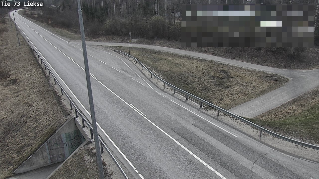 Weather Camera Image Väg 73 Lieksa, Lieksa, Pohjois-Karjala