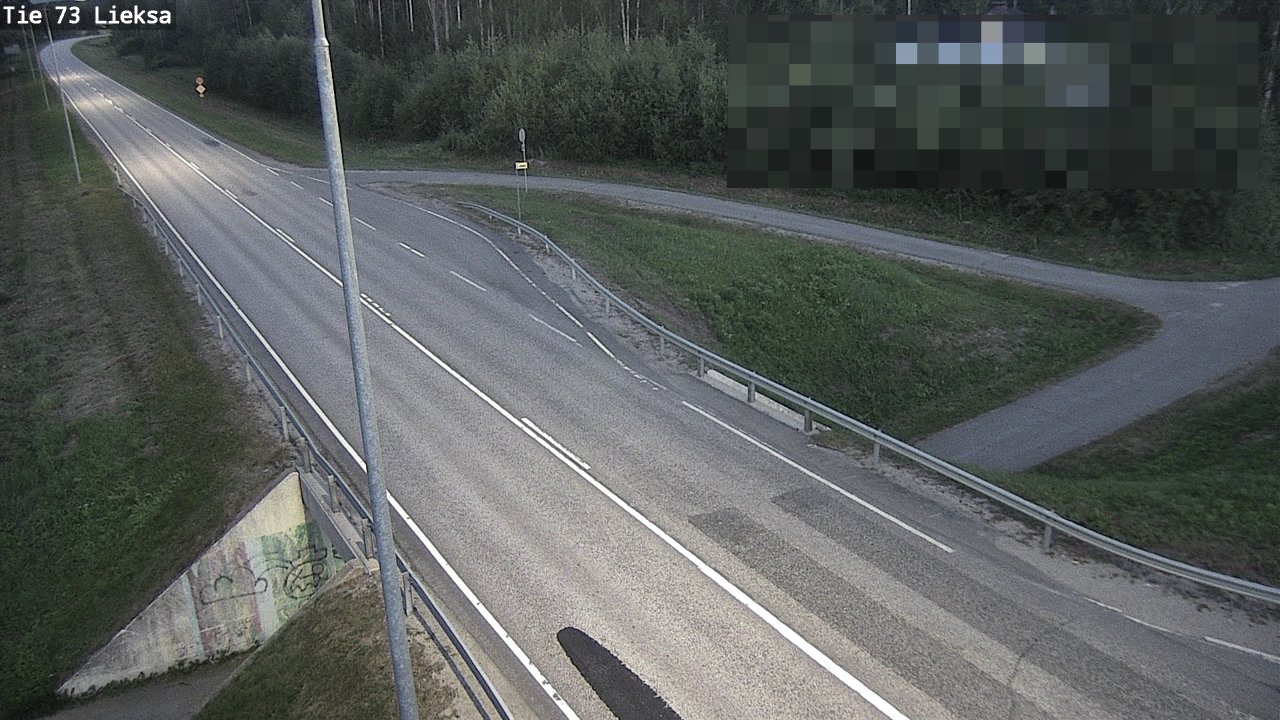 Weather Camera Image Väg 73 Lieksa, Lieksa, Pohjois-Karjala